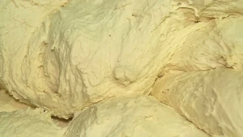 Bakery. Dough. Close-up. Video stock 74393966