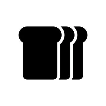 Bakery glyph flat icon イラスト素材
