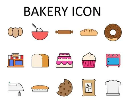 Bakery icon Stock Illustration