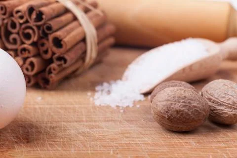 Bakery ingredients Stock Photos