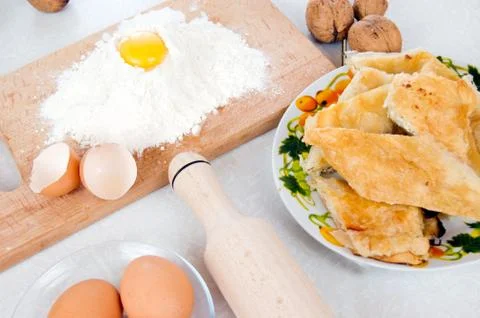 Bakery ingredients Stock Photos
