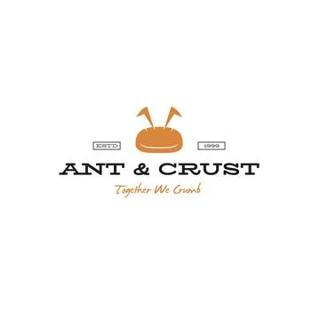 Bakery Logo with Ant Symbol Stock Illustration