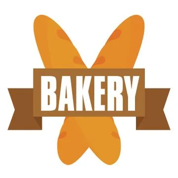 Bakery logo design Stock Illustration