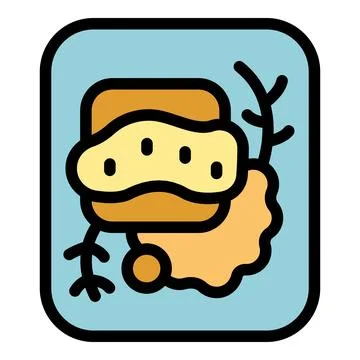 Bakery meal icon vector flat Stock Illustration