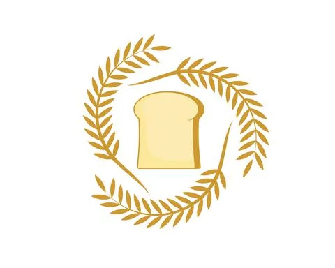 Bakery with media play button in the middle Stock Illustration