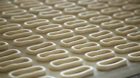 Bakery pastry. Bagels Video stock 59801516