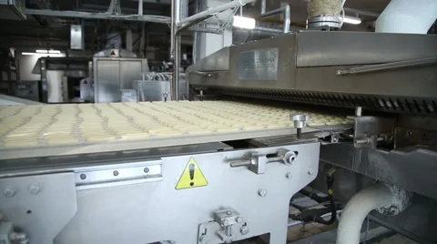 Bakery production at the plant Stock Footage 59774678