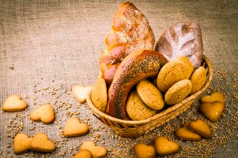 Bakery products Stock Photos
