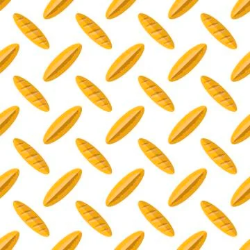Bakery Seamless Pattern. 库存插图
