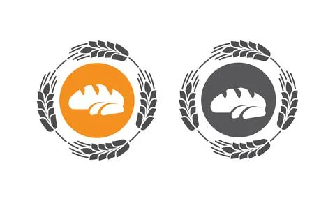 Bakery shop, bread logo design, vector, icon. Stock Illustration