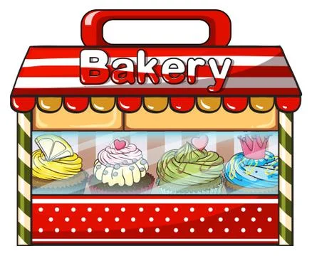 A bakery shop Stock Illustration