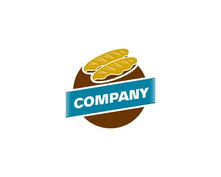 Bakery Shop Logo Design Element in Vintage Style for Logotype, Label, Badge.. Stock Illustration