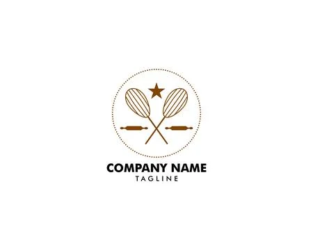 Bakery Shop Logo Template Vector Design Element Stock Illustration
