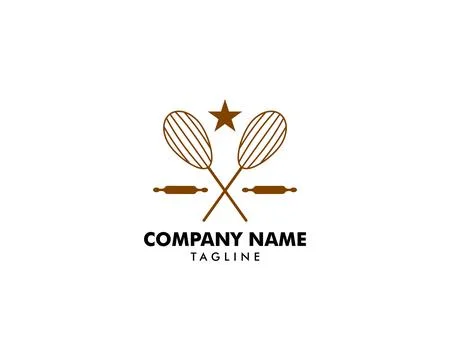 Bakery Shop Logo Template Vector Design Element Stock Illustration