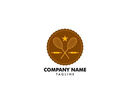 Bakery Shop Logo Template Vector Design Element Stock Illustration