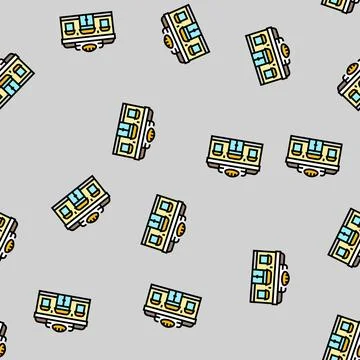 Bakery shop vector seamless pattern Ilustración de archivo