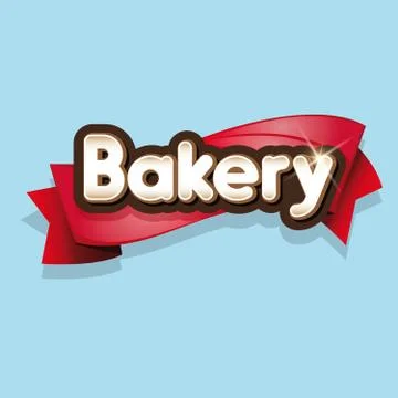 Bakery sign or logo vector Stock Illustration