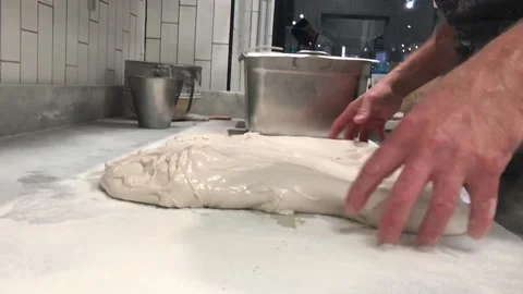 Bakery work in slowmotion 스톡 동영상 141927496