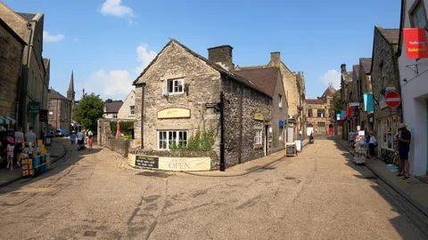 Bakewell in Derbyshire, UK Stock Footage 158705146
