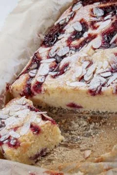 Bakewell pie Stock Photos
