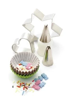 Baking accessories Stock Photos