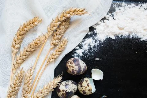 Baking background with copy space Фото