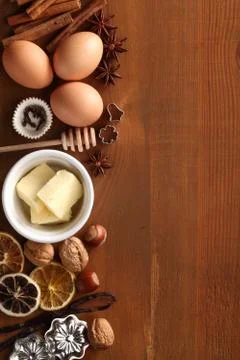 Baking background Stock Photos