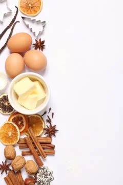 Baking background Stock Photos