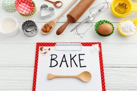 Baking background Stock Photos
