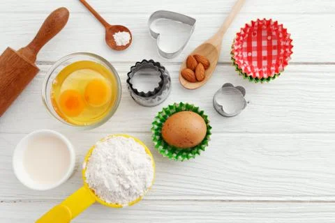 Baking background Stock Photos