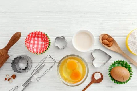 Baking background Stock Photos