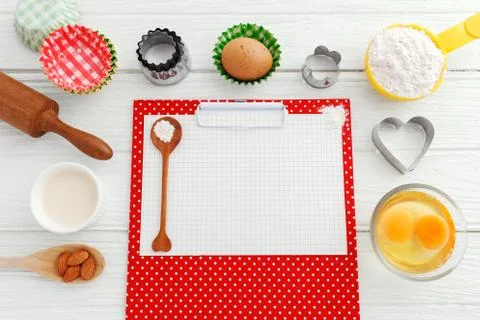 Baking background Stock Photos