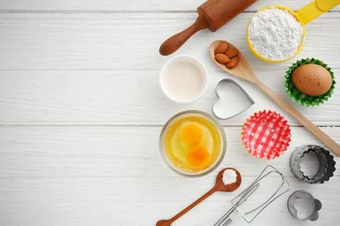 Baking background Stock Photos