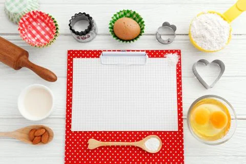 Baking background Stock Photos