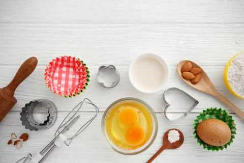 Baking background Stock Photos