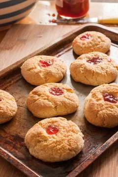 Baking Biscuits Foto stock