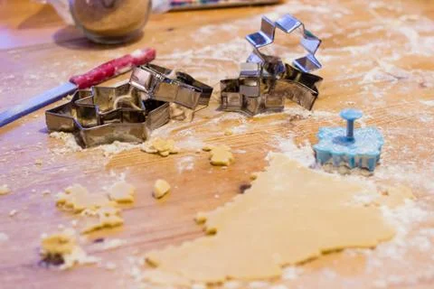 Baking biscuits Stock Photos