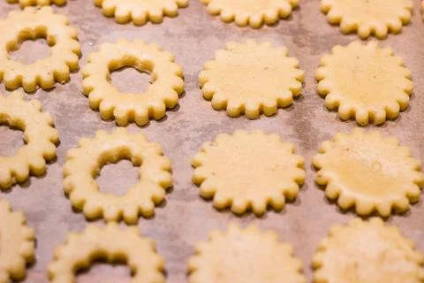 Baking biscuits Stock Photos