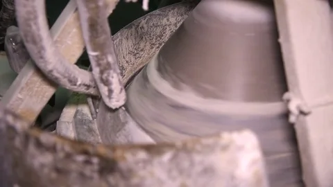 Baking bread at the factory Video stock 80956845