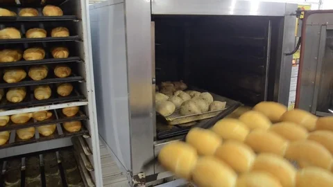 Baking bread Video stock 76910170