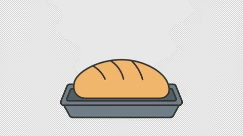 Baking bread Stock Footage 318205027