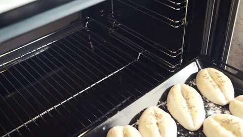 Baking Bread At Home Stock Footage 74115774