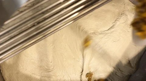 Baking bread ingredients  Stock Footage 54529608