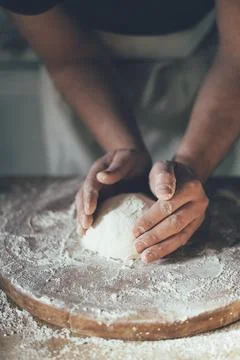 Baking bread Stock-Fotos