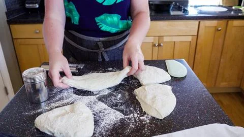 Baking bread Stock Photos