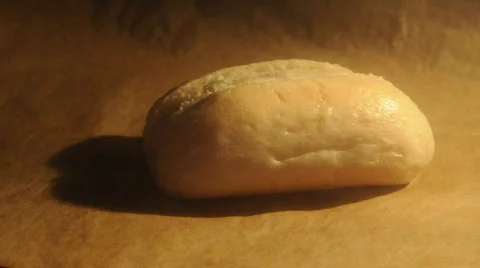 Baking a bread roll Stock-Footage 327776