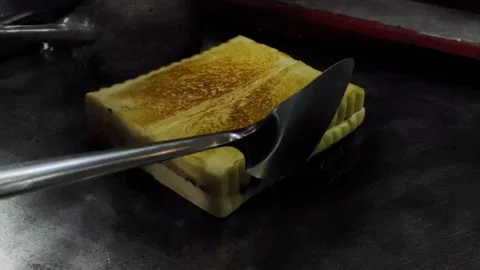 Baking Bread for Toast Stock Footage 295582930