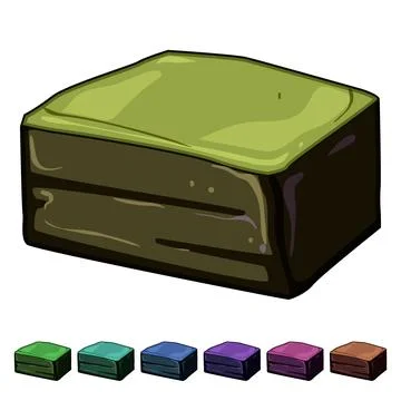 Baking brownie cartoon vector graphic Stock Illustration