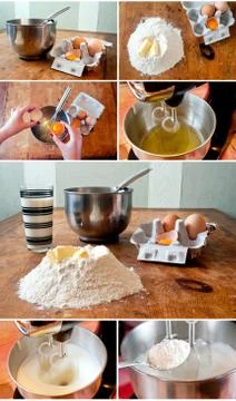 Baking cake ingredients 写真素材