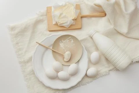 Baking cake ingredients Stock-Fotos